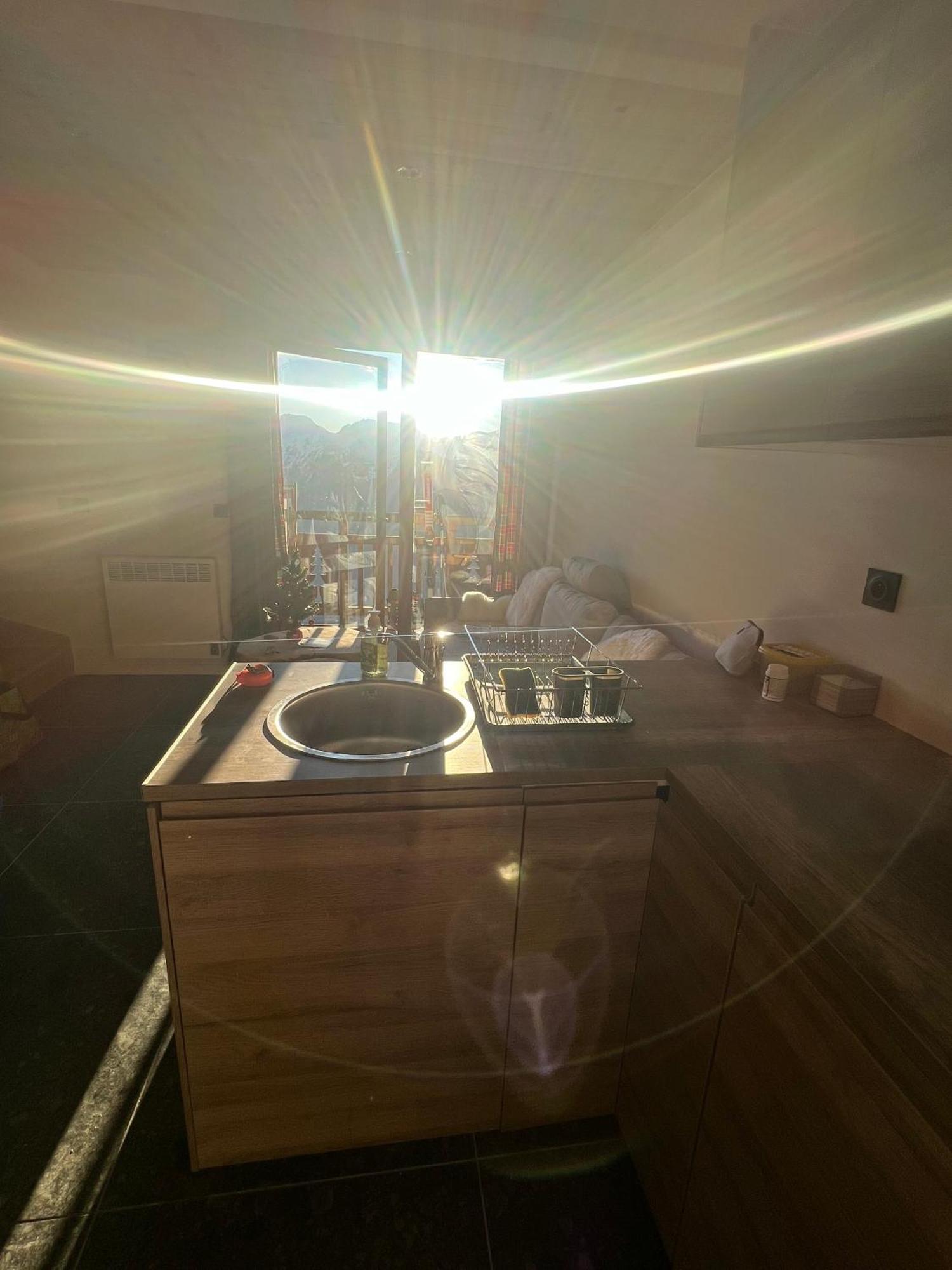 Stunning Apartment With Breathtaking View! Huez المظهر الخارجي الصورة