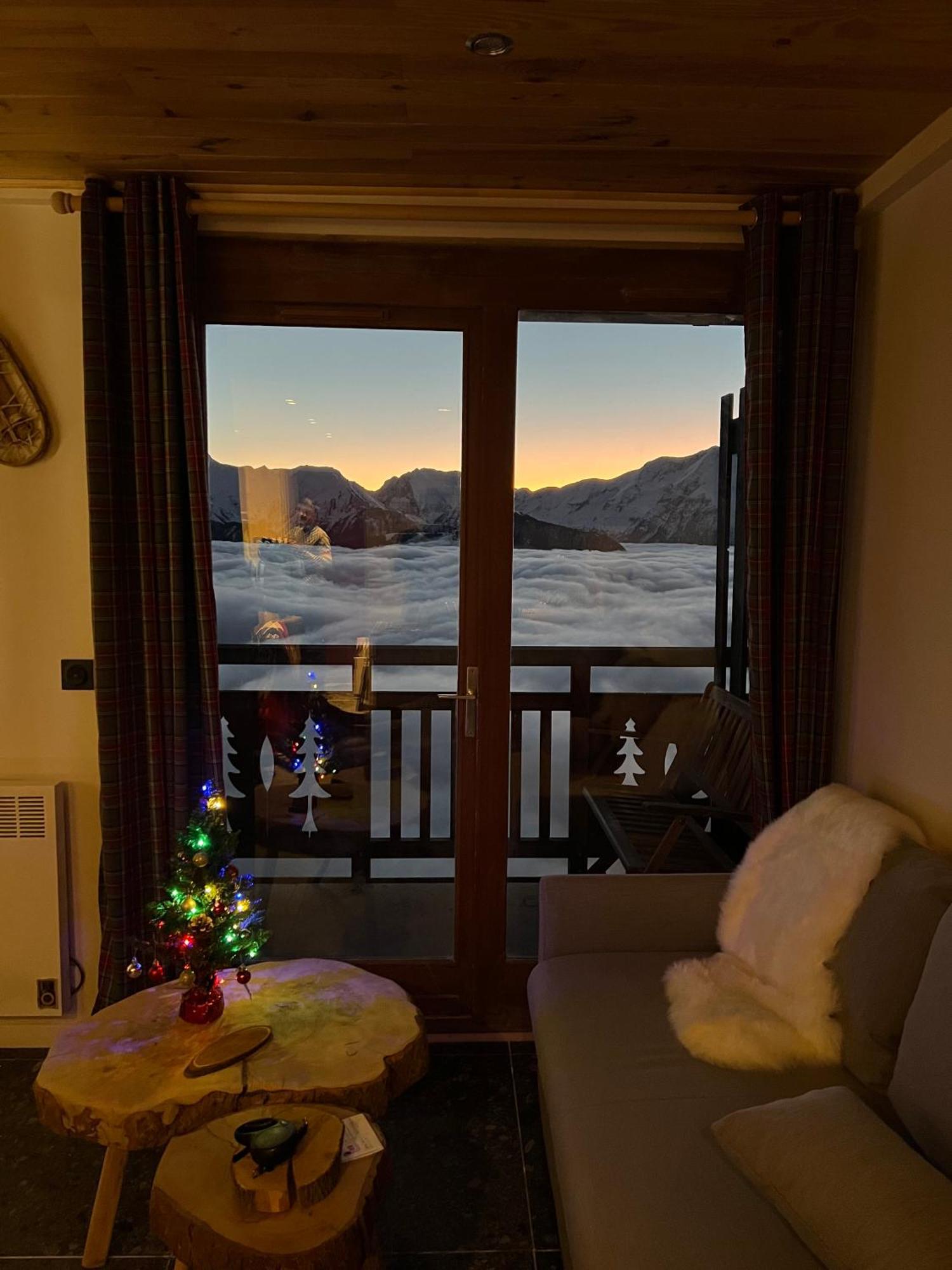 Stunning Apartment With Breathtaking View! Huez المظهر الخارجي الصورة